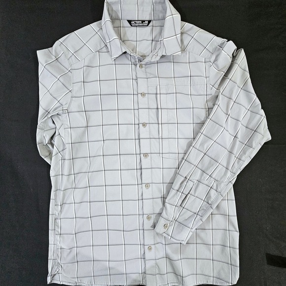Arc'teryx Other - Arc'teryx Riel Shirt LS Men's Medium Gray Plaid Long Sleeve Hiking 23018